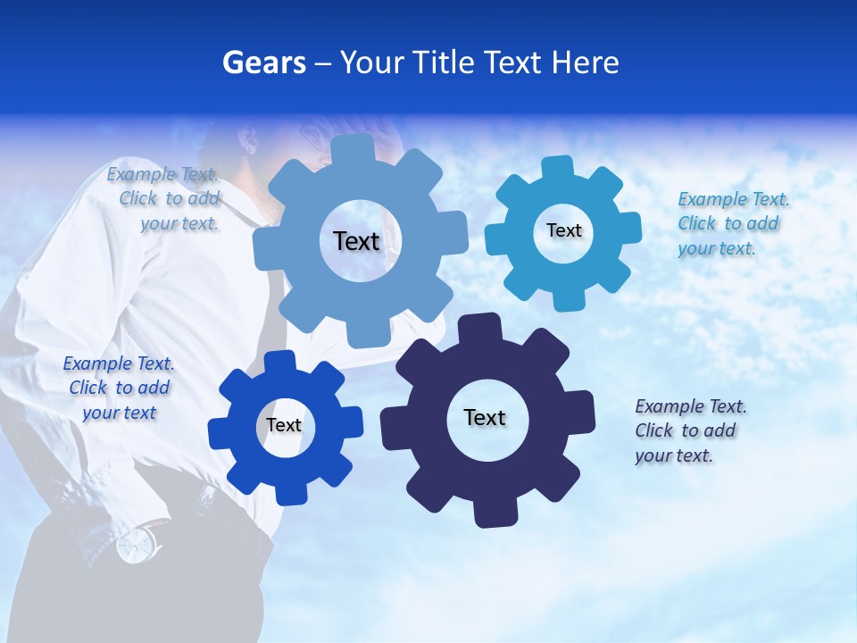 Tie Male Conceptual PowerPoint Template