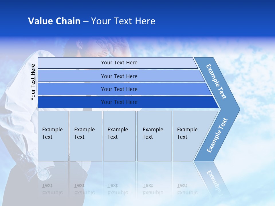 Tie Male Conceptual PowerPoint Template