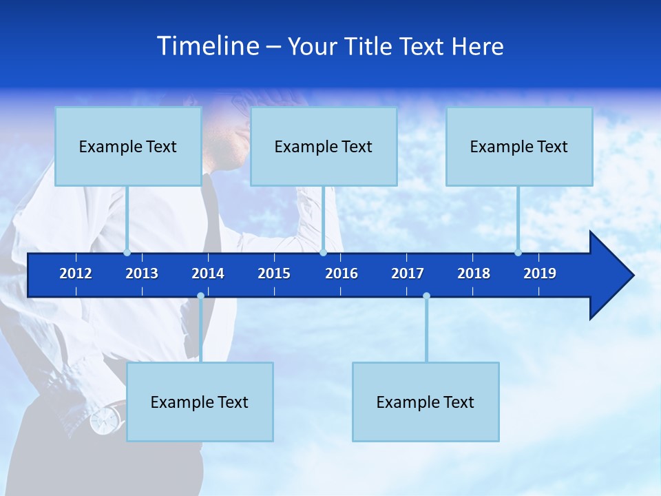 Tie Male Conceptual PowerPoint Template