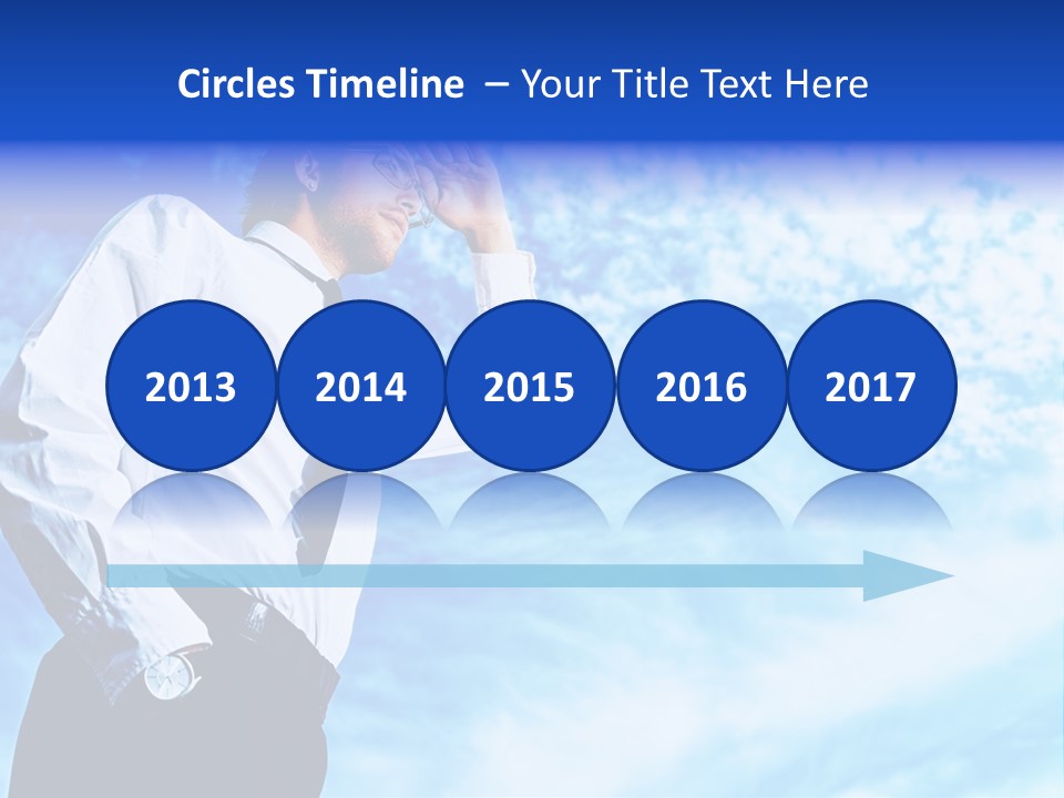 Tie Male Conceptual PowerPoint Template