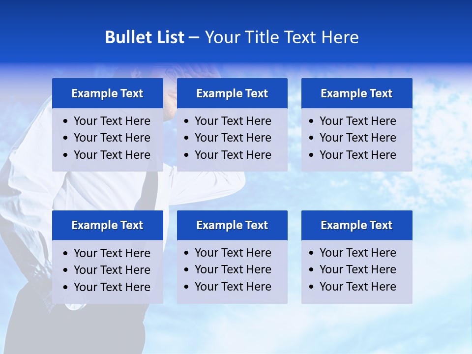 Tie Male Conceptual PowerPoint Template