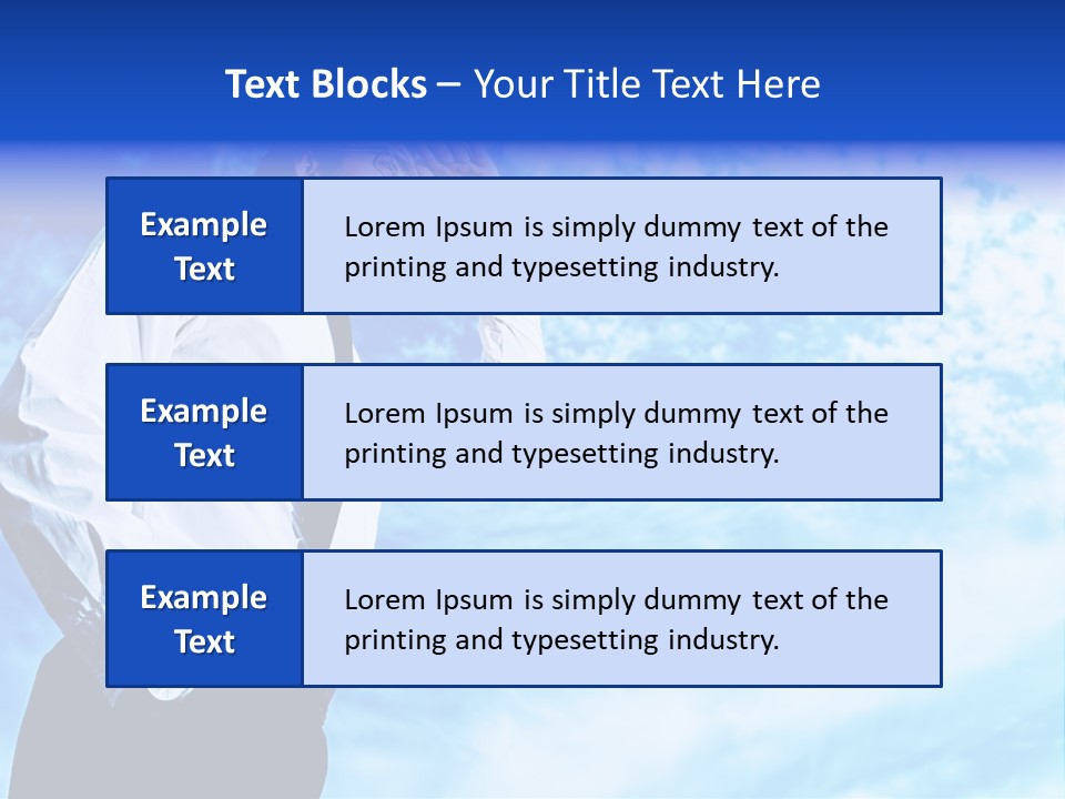 Tie Male Conceptual PowerPoint Template