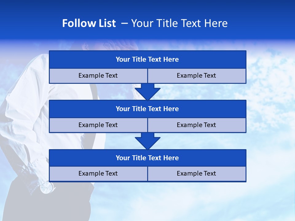 Tie Male Conceptual PowerPoint Template