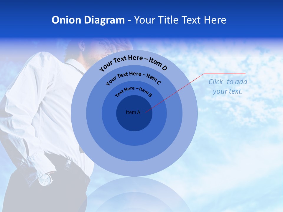 Tie Male Conceptual PowerPoint Template
