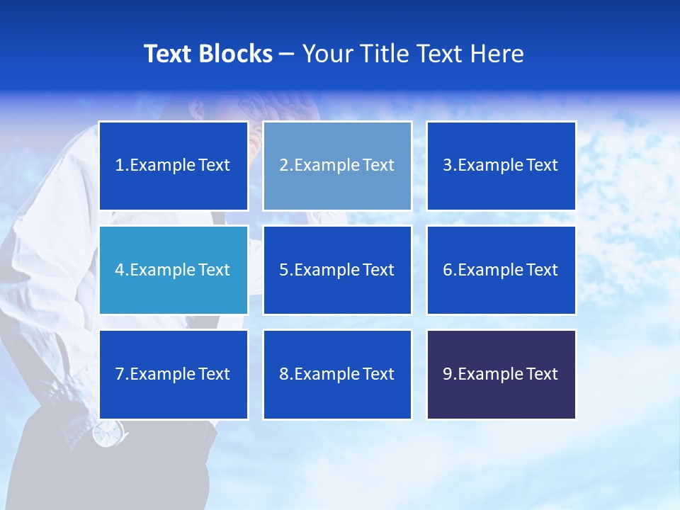 Tie Male Conceptual PowerPoint Template
