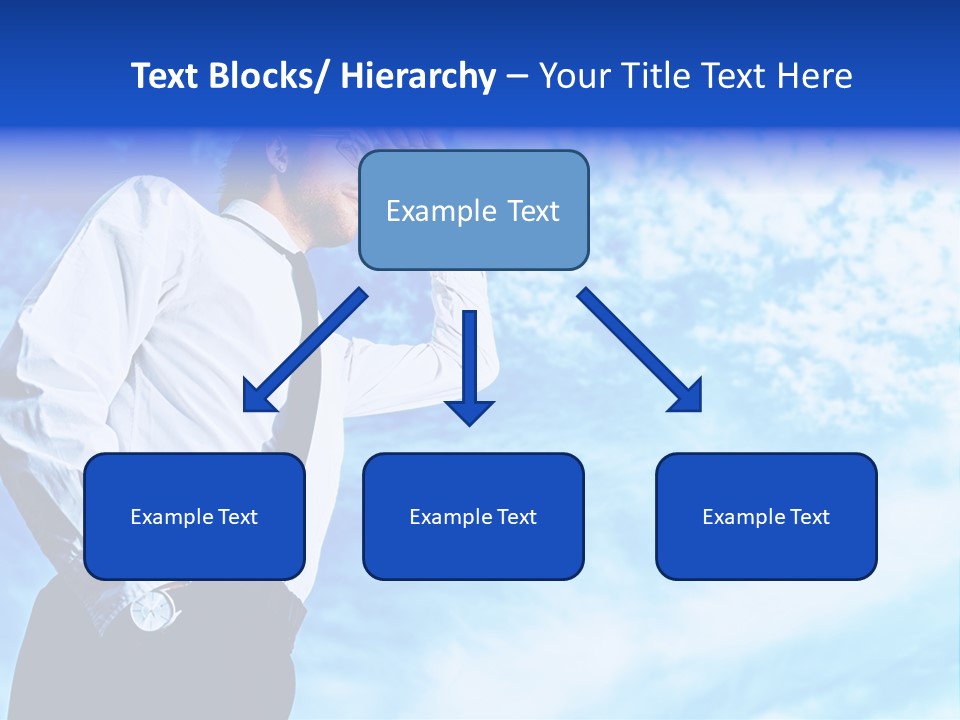 Tie Male Conceptual PowerPoint Template