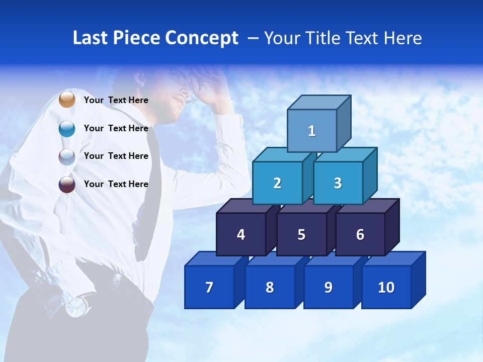 Tie Male Conceptual PowerPoint Template