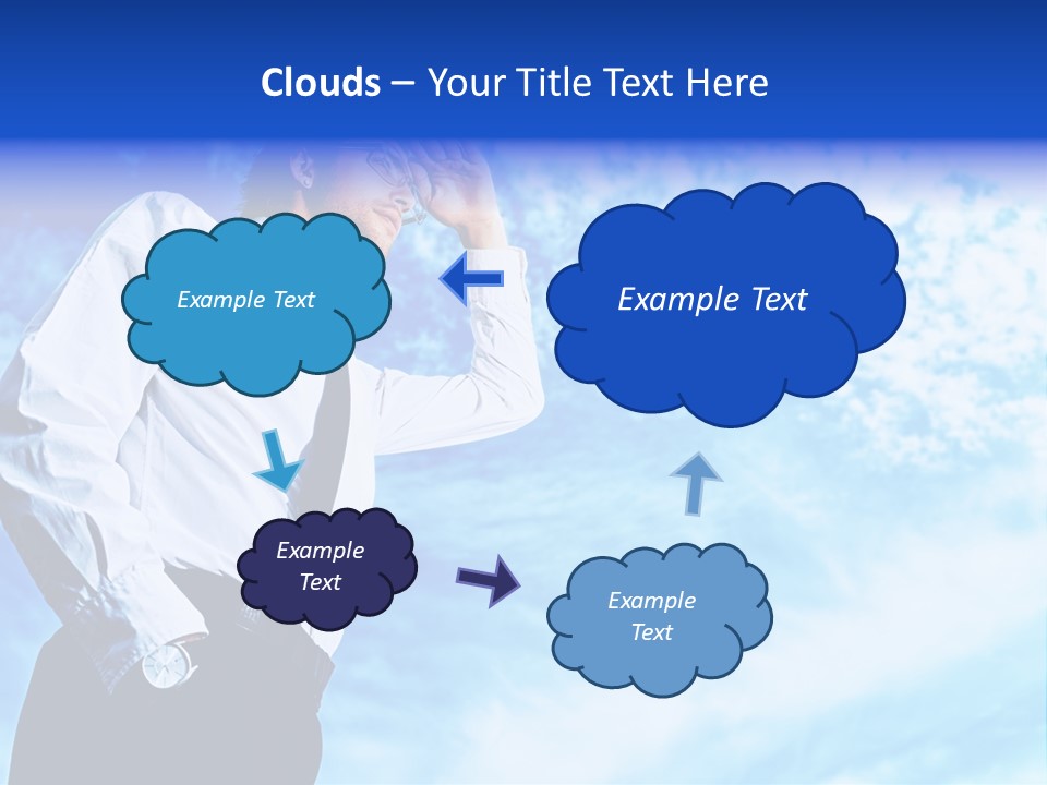 Tie Male Conceptual PowerPoint Template