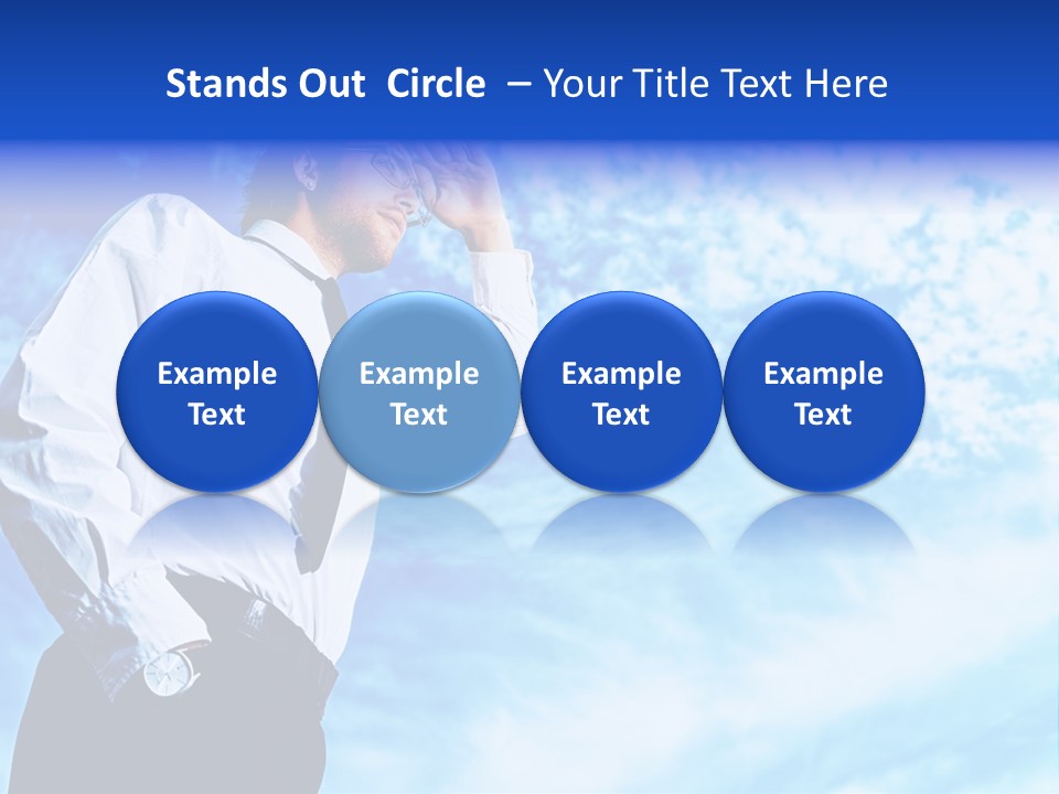 Tie Male Conceptual PowerPoint Template