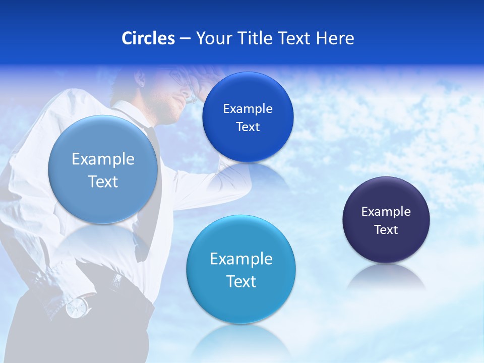 Tie Male Conceptual PowerPoint Template