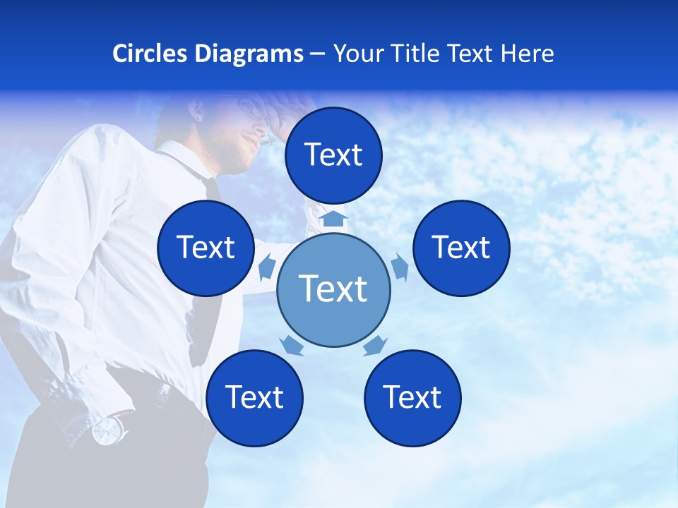 Tie Male Conceptual PowerPoint Template