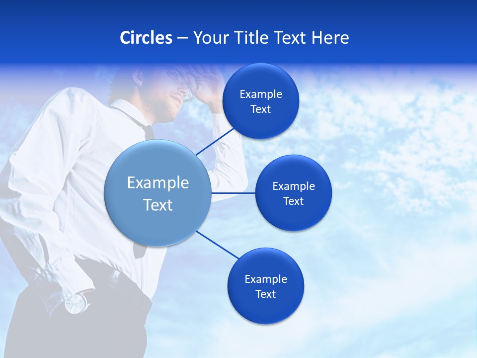 Tie Male Conceptual PowerPoint Template
