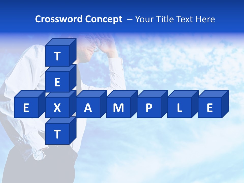 Tie Male Conceptual PowerPoint Template