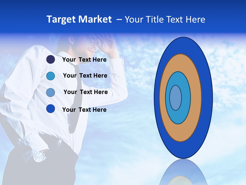 Tie Male Conceptual PowerPoint Template