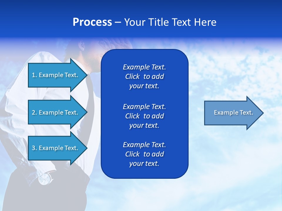 Tie Male Conceptual PowerPoint Template