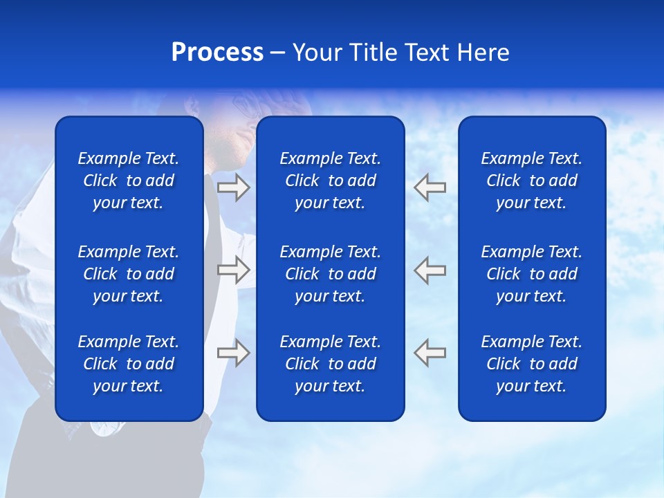 Tie Male Conceptual PowerPoint Template