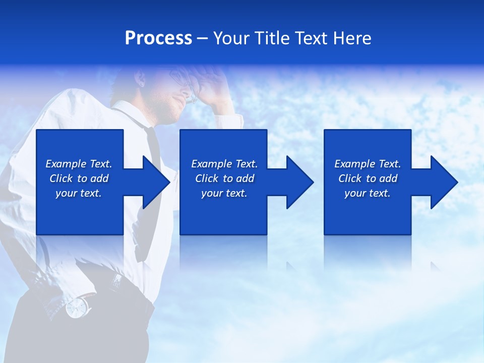 Tie Male Conceptual PowerPoint Template