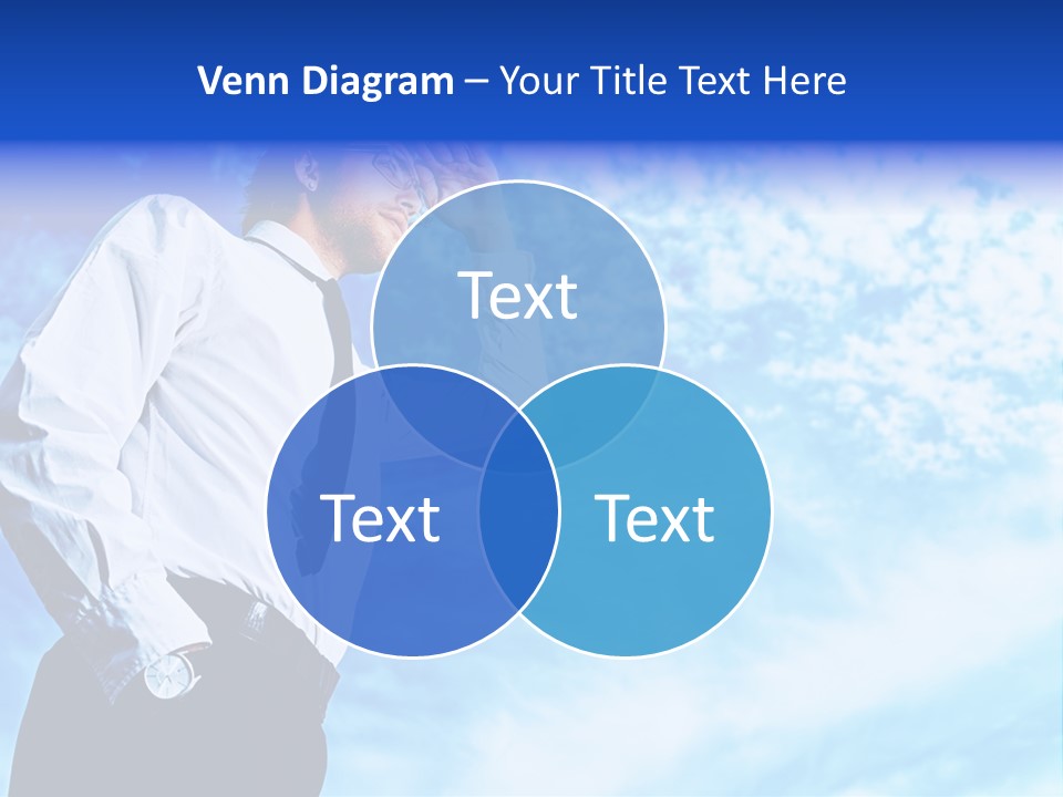 Tie Male Conceptual PowerPoint Template