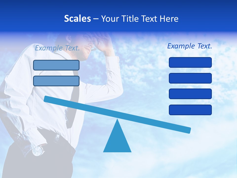 Tie Male Conceptual PowerPoint Template
