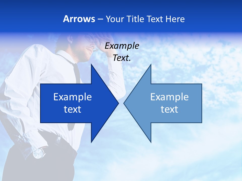 Tie Male Conceptual PowerPoint Template