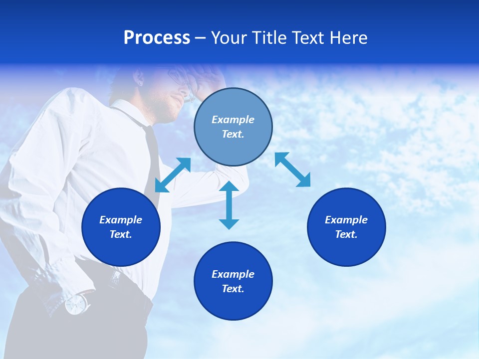 Tie Male Conceptual PowerPoint Template