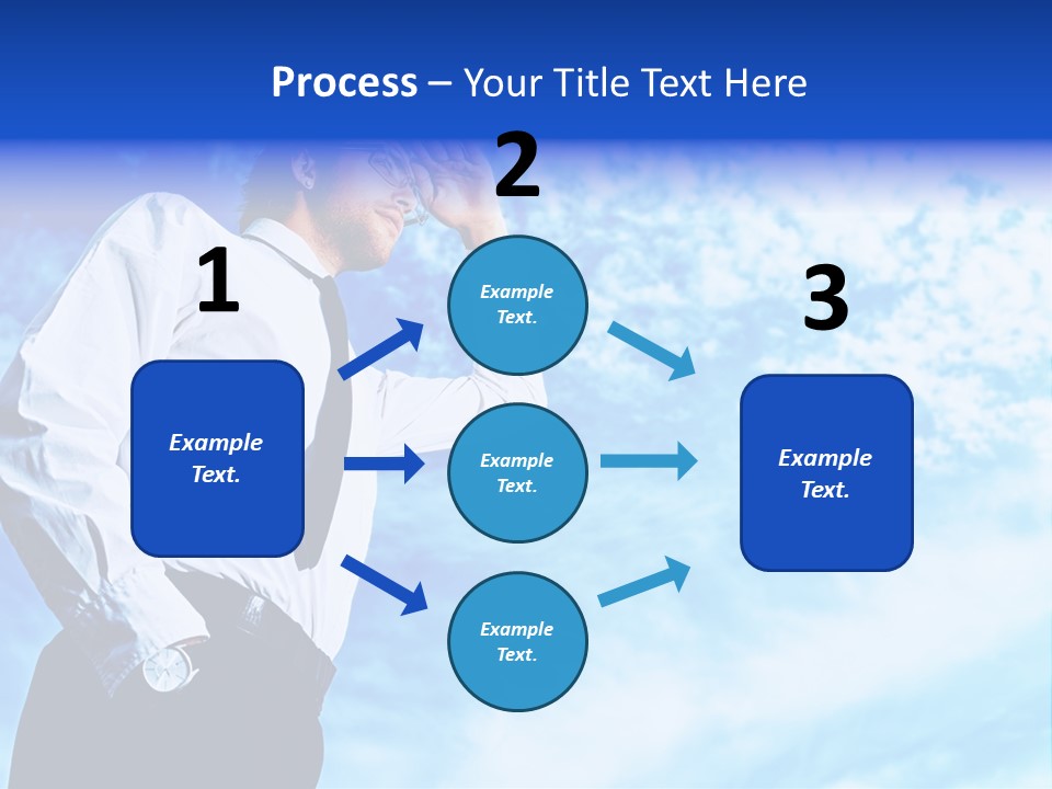 Tie Male Conceptual PowerPoint Template