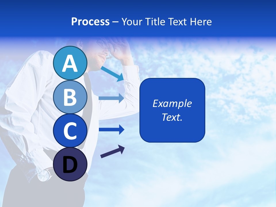 Tie Male Conceptual PowerPoint Template