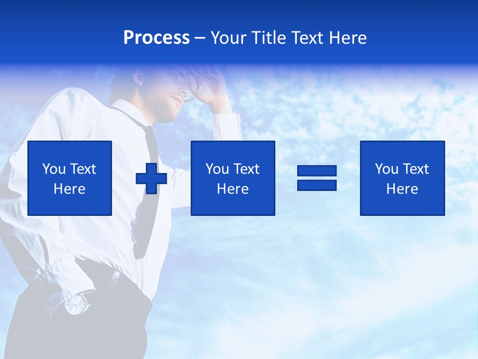 Tie Male Conceptual PowerPoint Template