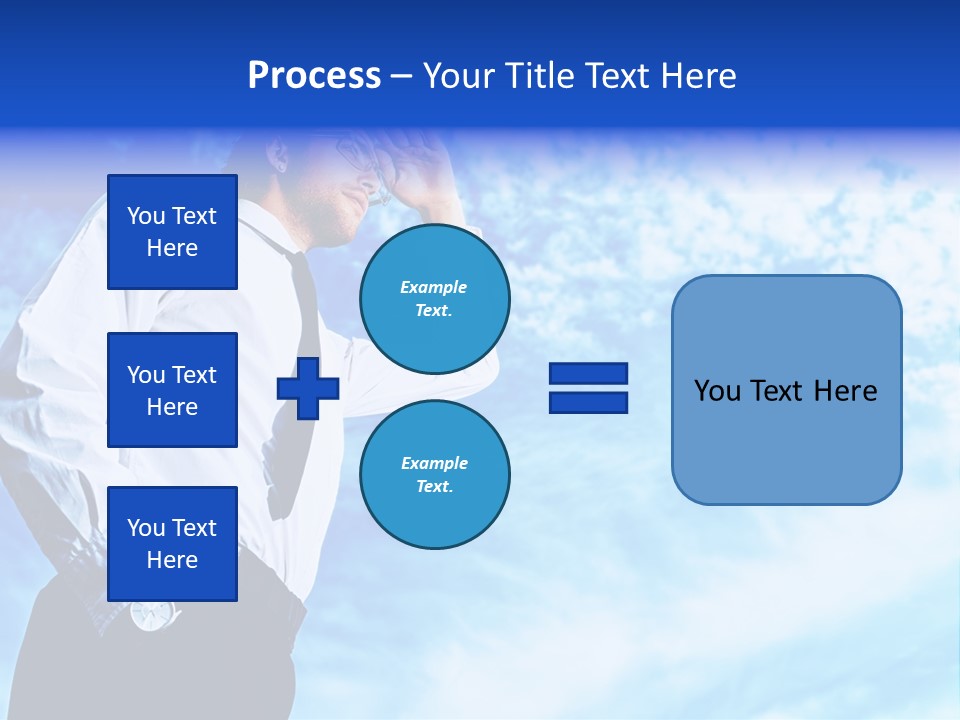 Tie Male Conceptual PowerPoint Template