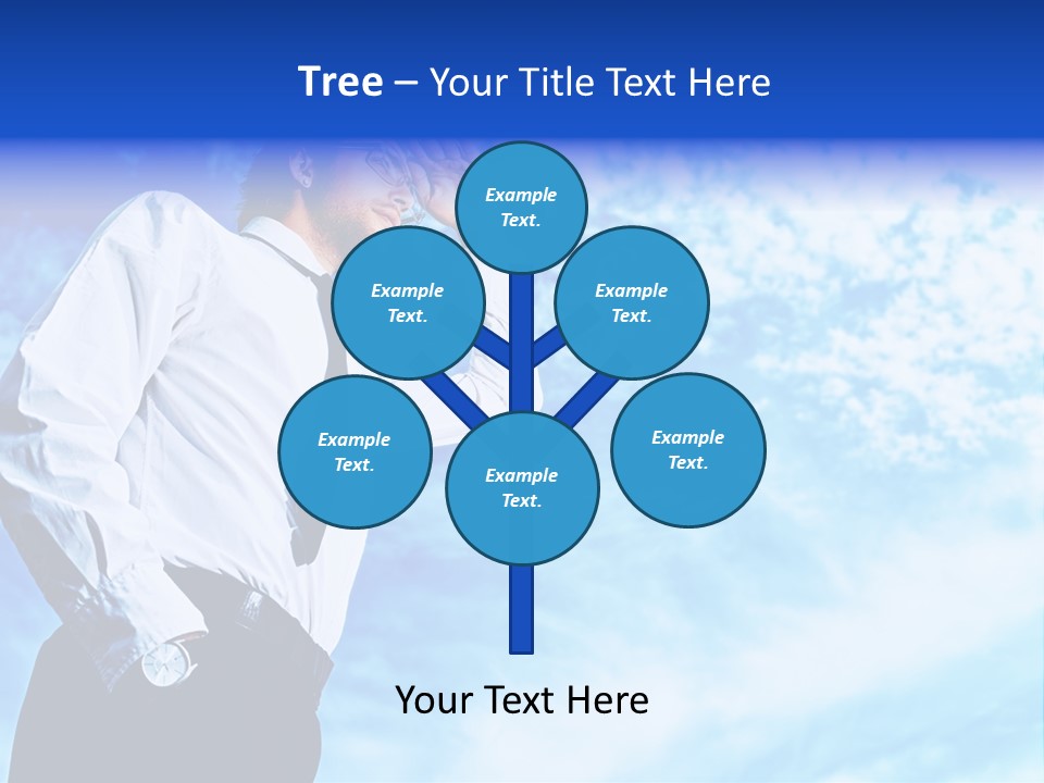 Tie Male Conceptual PowerPoint Template