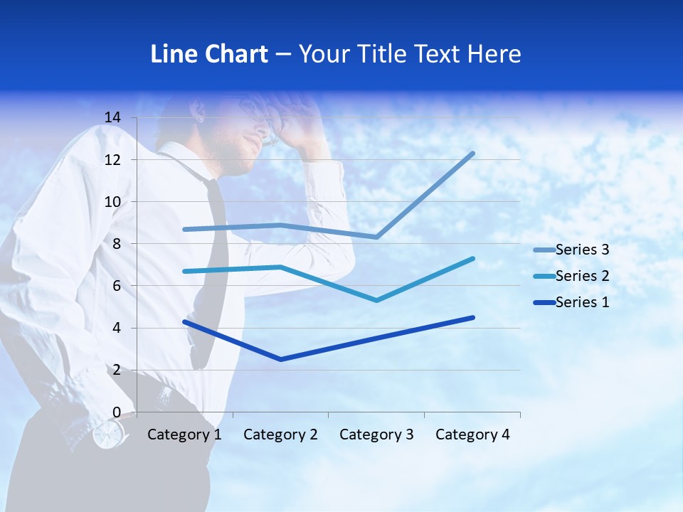 Tie Male Conceptual PowerPoint Template
