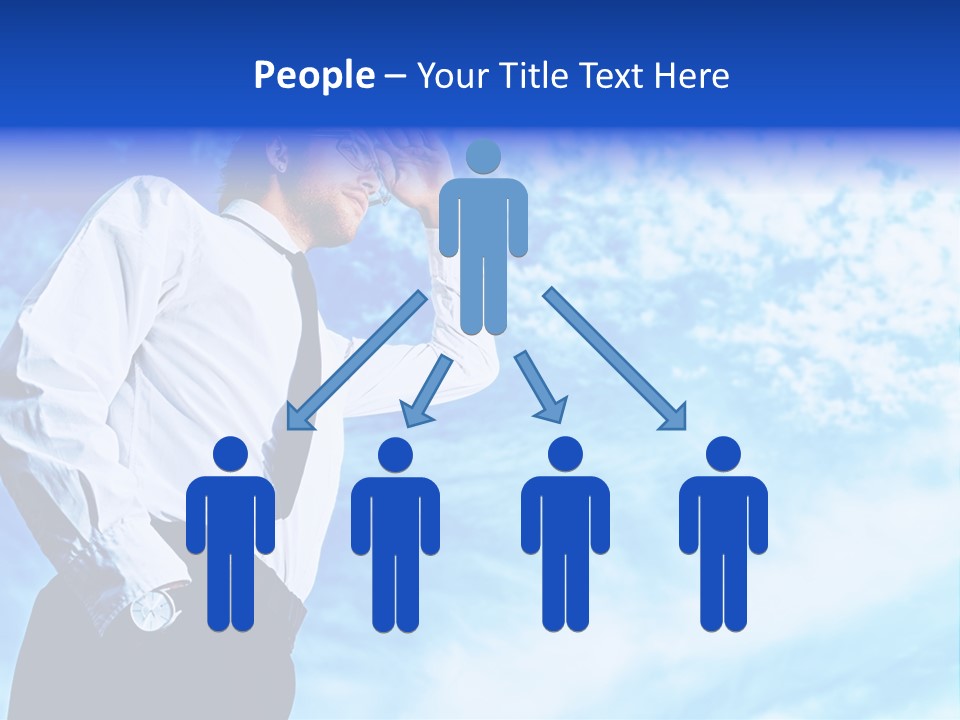 Tie Male Conceptual PowerPoint Template