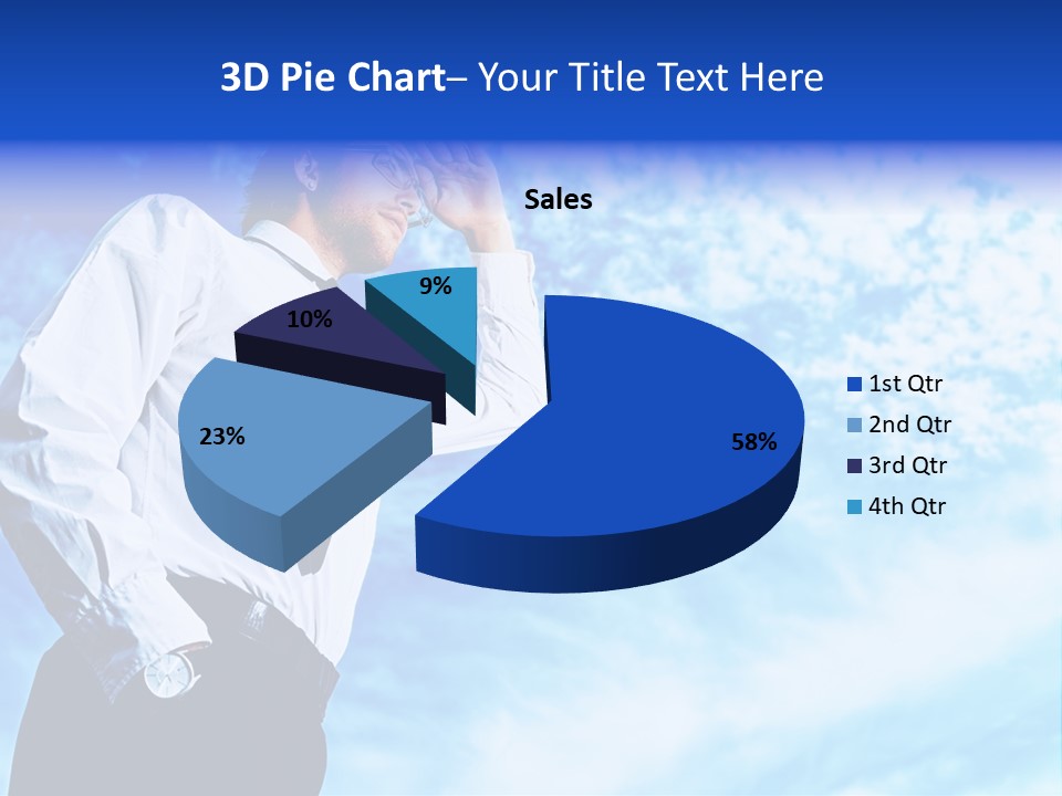 Tie Male Conceptual PowerPoint Template