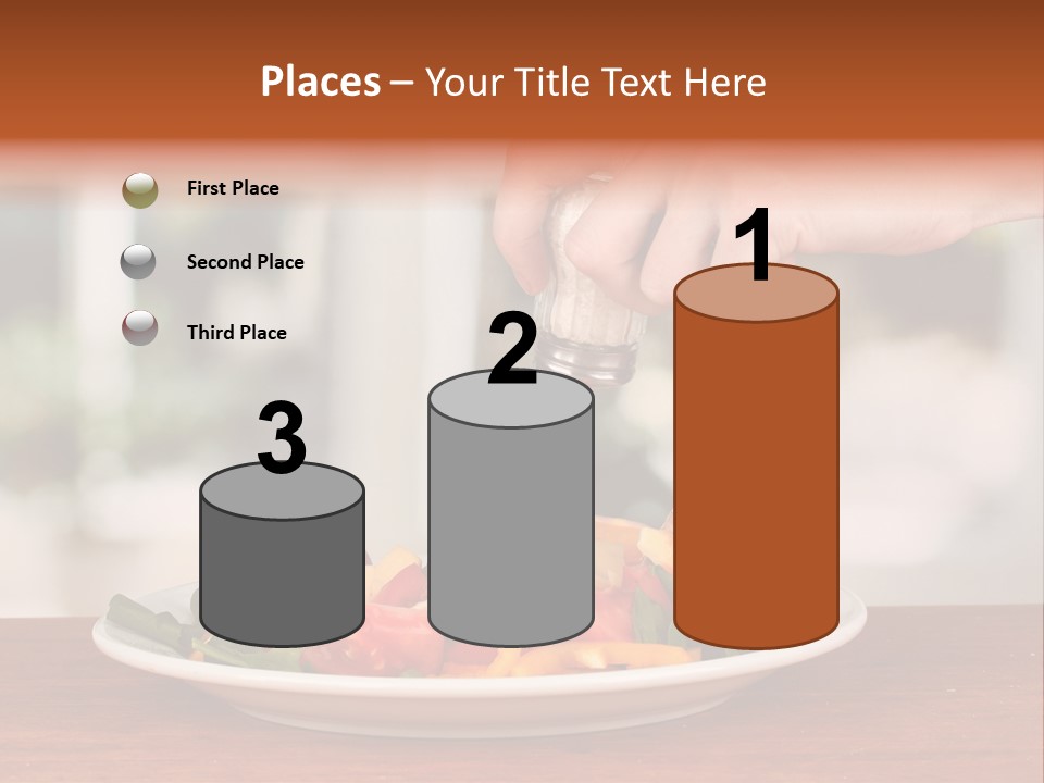 Paprika Dishware Salt PowerPoint Template