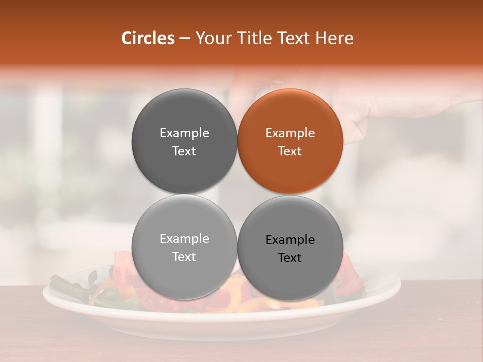 Paprika Dishware Salt PowerPoint Template
