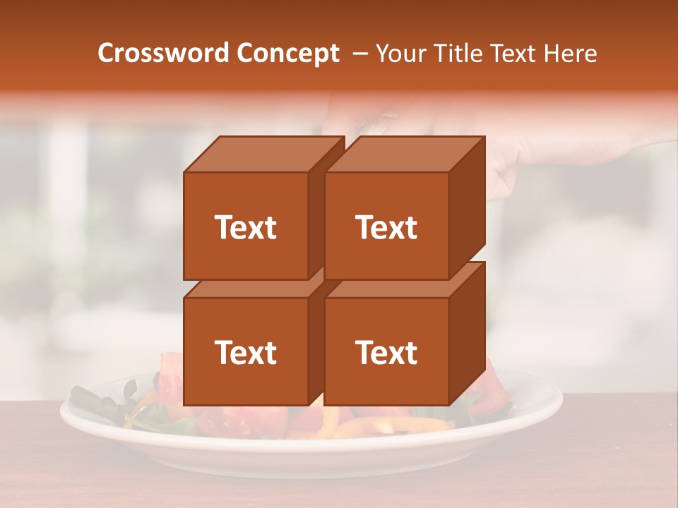 Paprika Dishware Salt PowerPoint Template