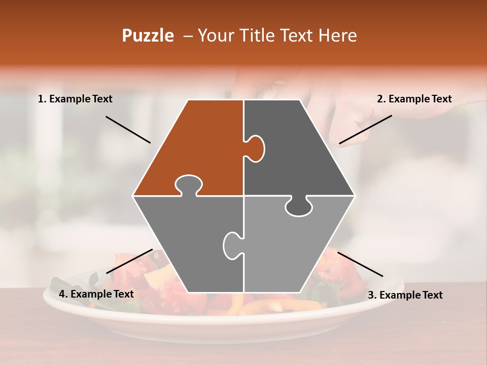 Paprika Dishware Salt PowerPoint Template