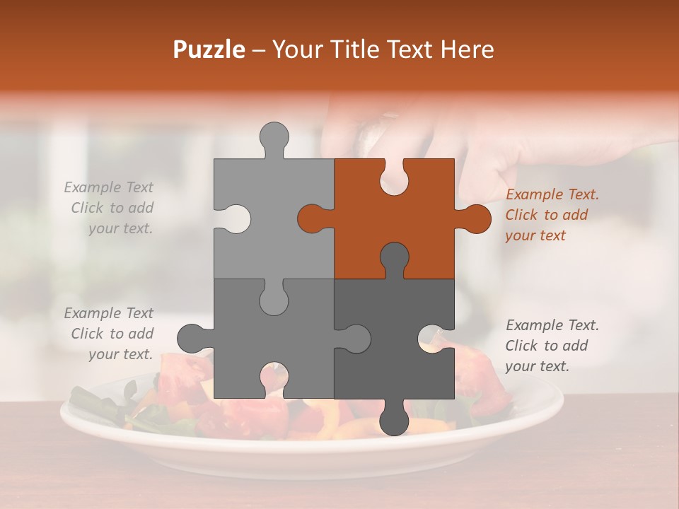 Paprika Dishware Salt PowerPoint Template