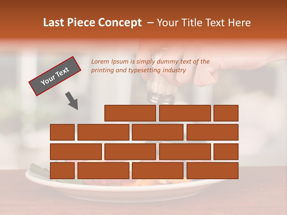 Paprika Dishware Salt PowerPoint Template