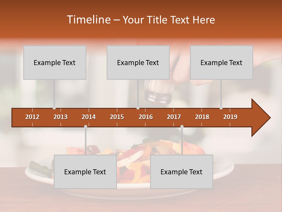 Paprika Dishware Salt PowerPoint Template
