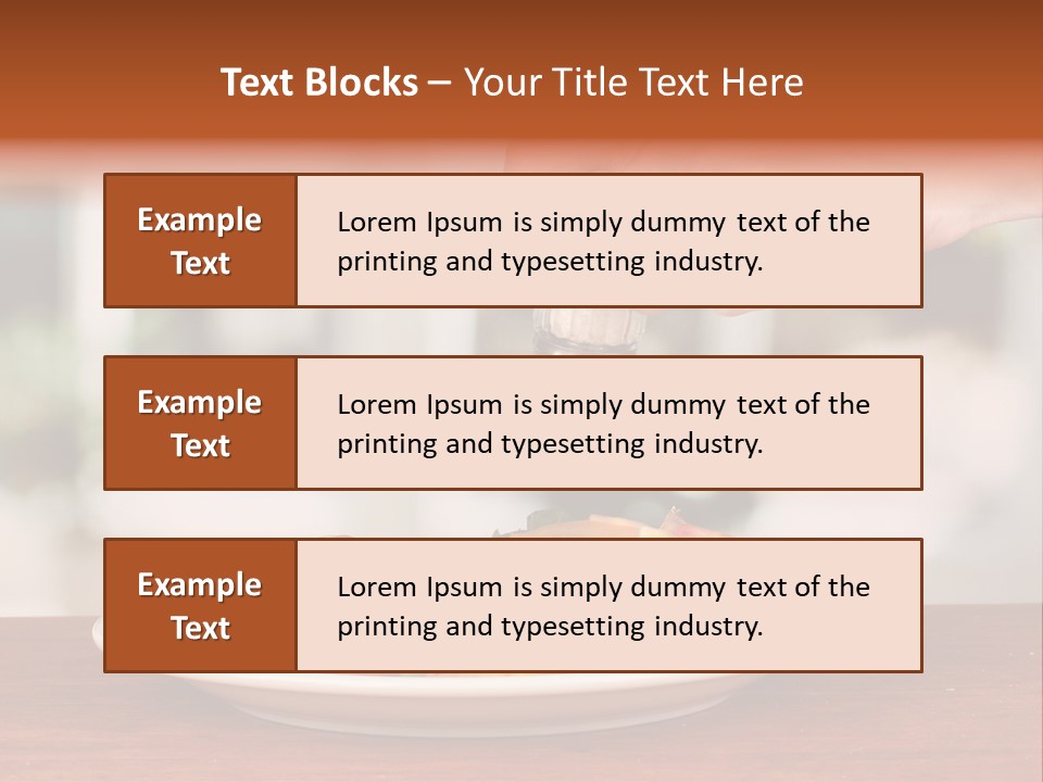 Paprika Dishware Salt PowerPoint Template
