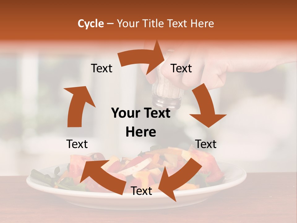 Paprika Dishware Salt PowerPoint Template