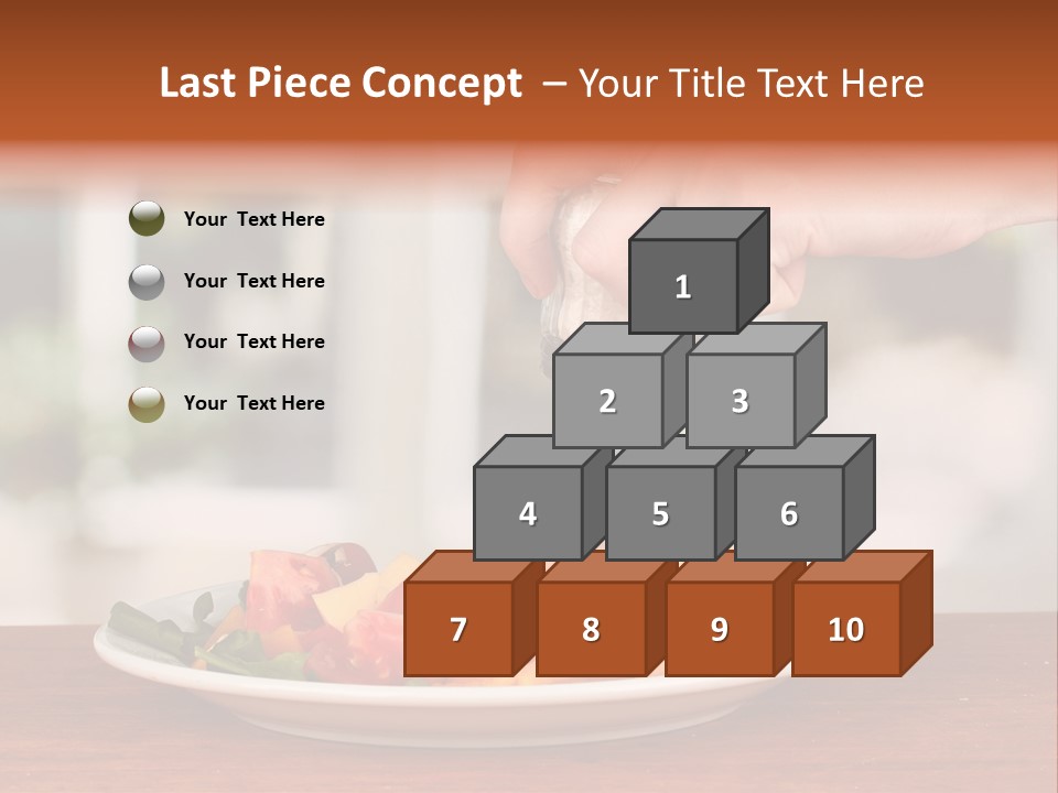 Paprika Dishware Salt PowerPoint Template