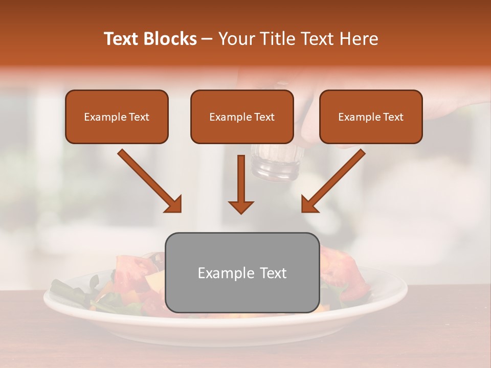 Paprika Dishware Salt PowerPoint Template