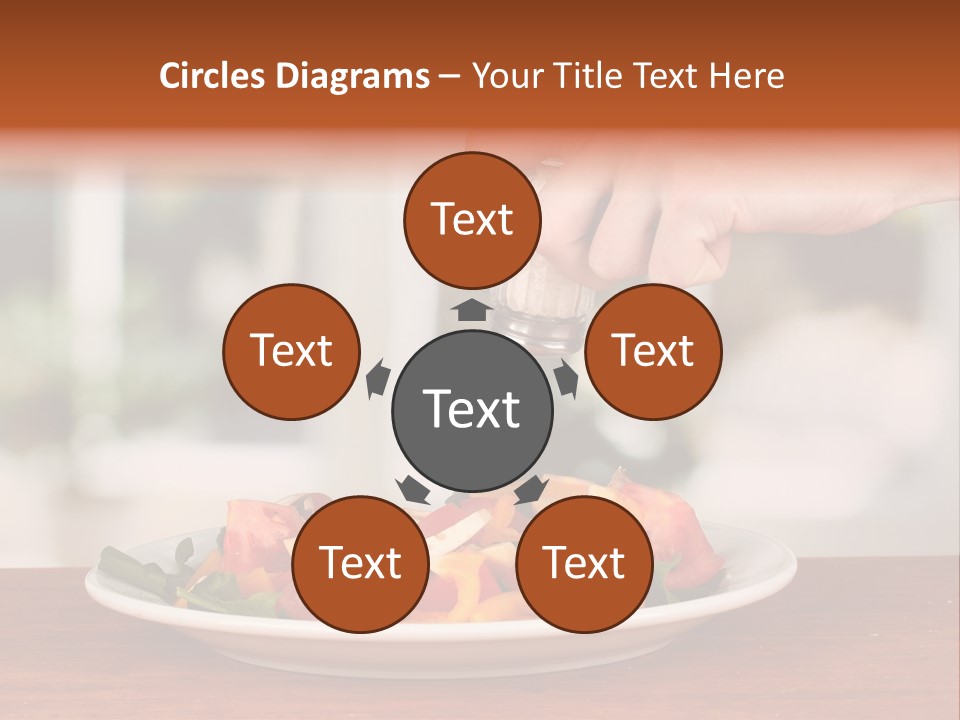 Paprika Dishware Salt PowerPoint Template