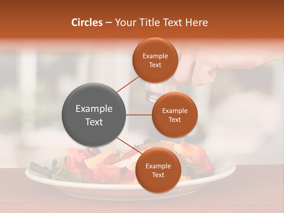 Paprika Dishware Salt PowerPoint Template