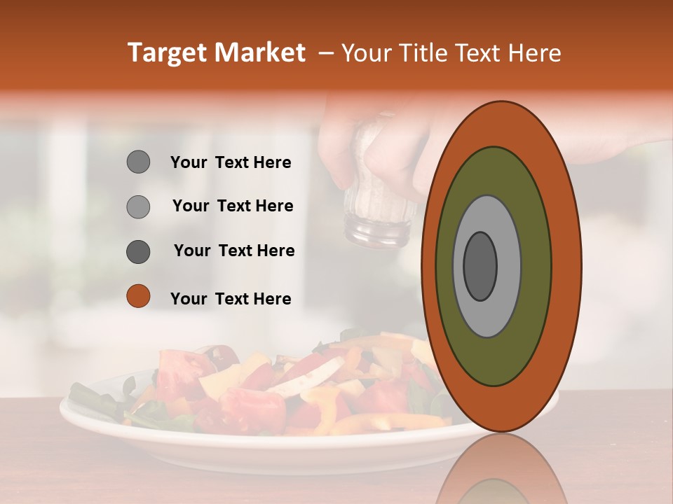 Paprika Dishware Salt PowerPoint Template