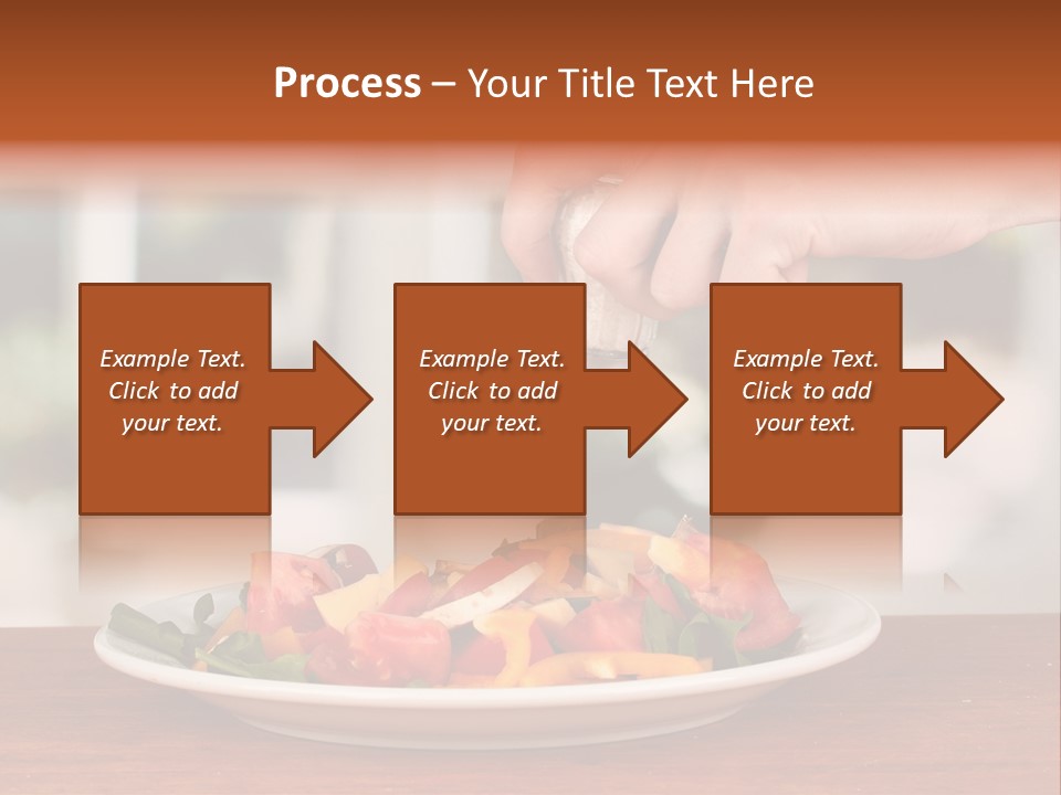 Paprika Dishware Salt PowerPoint Template