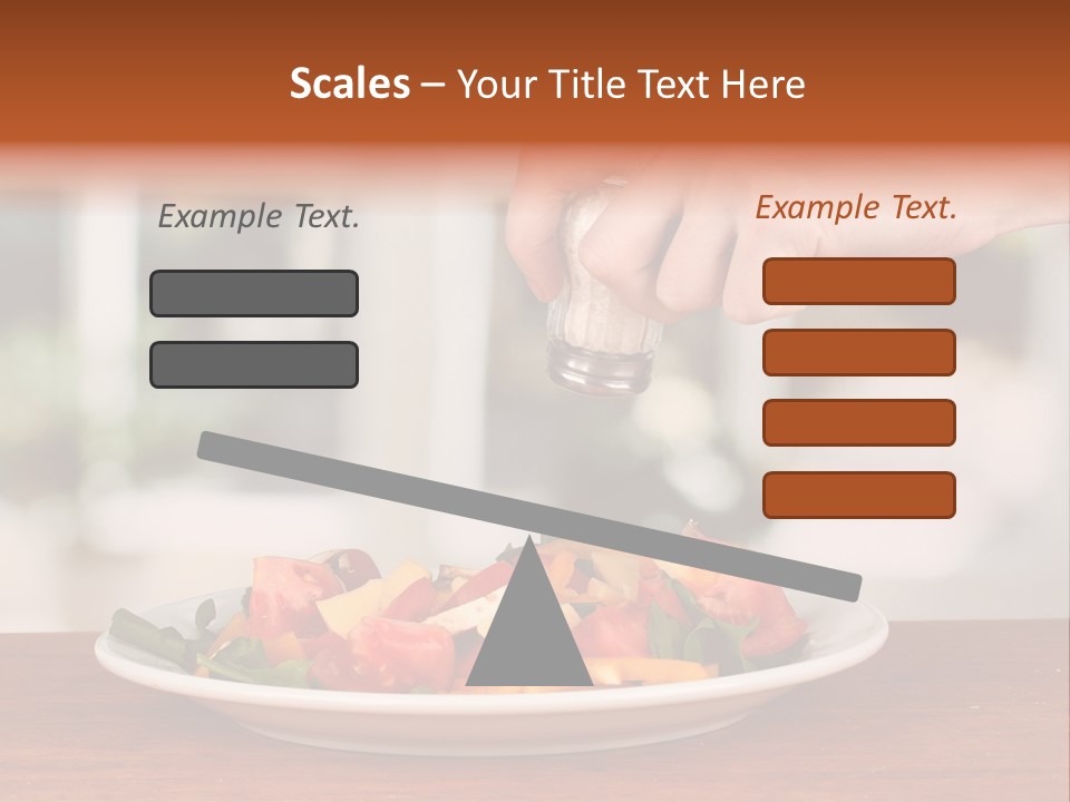 Paprika Dishware Salt PowerPoint Template