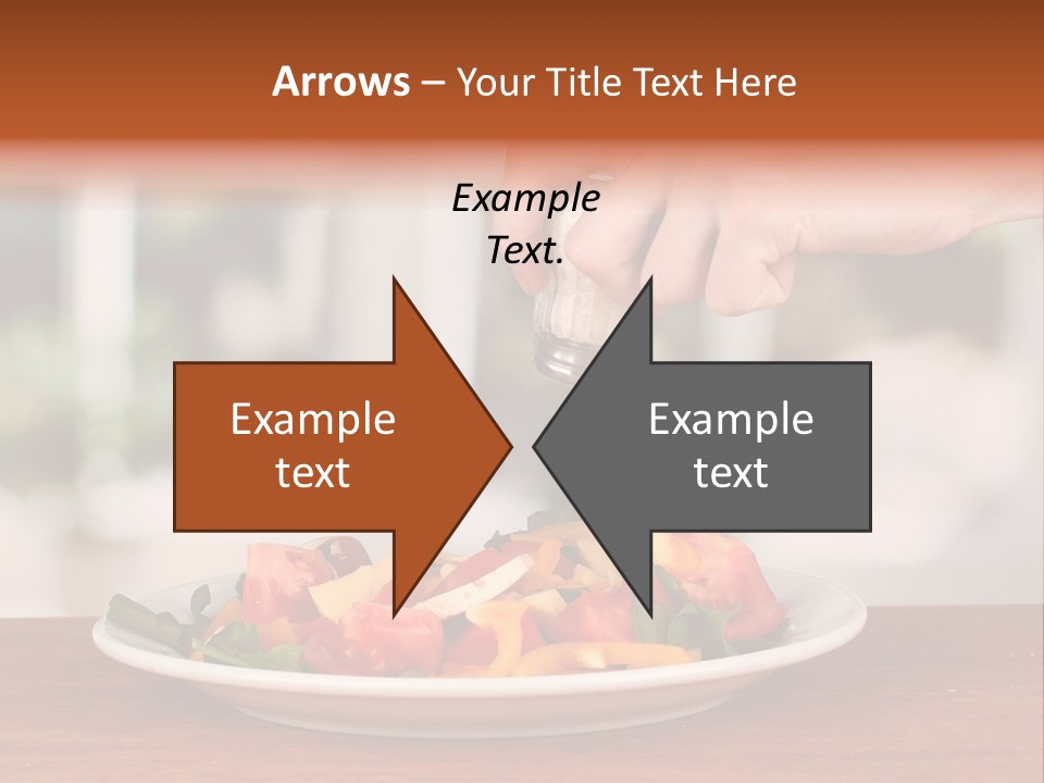 Paprika Dishware Salt PowerPoint Template